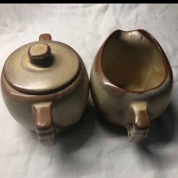 Frankoma Plainsman Sugar Bowl and Creamer 5B - Picture 1 of 9